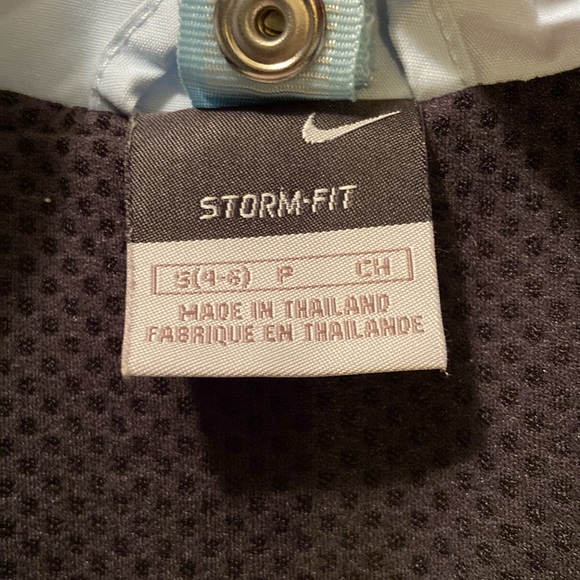 Women’s Nike Storm-Fit Jacket Coat, Blue, Size Small 4/6 with Reflector - Picture 8 of 10